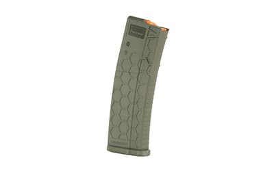 HEXMAG Magazine, Series 2, 223 Remington/5.56 NATO, 10 Round Capacity, 30 Round Body, Olive Drab Green, Fits AR Rifles
