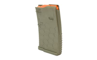 HEXMAG Magazine, 223 Remington/5.56 NATO, 20 Rounds, Fits AR Pattern Rifles, Polymer, Flat Dark Earth