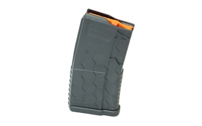 HEXMAG Magazine, Shorty, 223 Remington/5.56 NATO, 20 Rounds, Fits AR-15, Gray