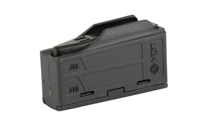 MDT Magazine, Polymer, 308 Winchester/6.5 Creedmoor, 3 Rounds, Black, Fits Short Action AICS Pattern
