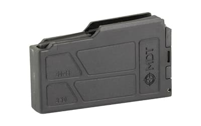 MDT Magazine, 30-06 Springfield, 3 Rounds, Polymer, Fits Long Action 3.850" AICS Pattern, Black