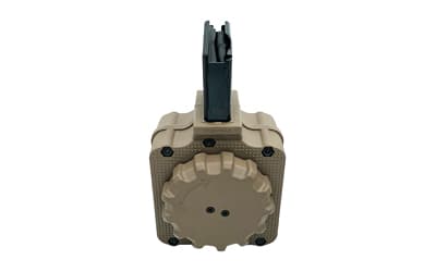 ProMag Industries Magazine, Drum, 308 Winchester/7.62 NATO, 50 Rounds, Fits FN SCAR17, Polymer Construction, Flat Dark Earth