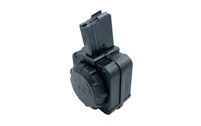ProMag Industries Magazine, Drum, 223 Remington/5.56 NATO, 65 Rounds, Fits Ruger Mini-14, Steel/Polymer Construction, Black