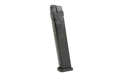 ProMag Industries Magazine, 9MM, 28 Rounds, Fits Glock 43X/48, Steel Construction, Blued Finish, Black
