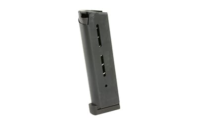 Wilson Combat Magazine, 45ACP, 8 Round, Fits 1911, Aluminum .350 Base Pad, Steel, Black