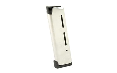 Wilson Combat Magazine, Elite Tactical Magazine, 45ACP, 8 Rounds, Fits 1911, MAX Spring, Stainless