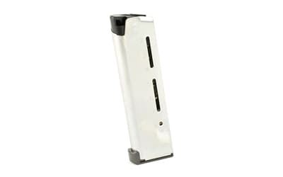 Wilson Combat Magazine, Elite Tactical Magazine, 45ACP, 8 Rounds, Fits 1911, MAX Spring, Stainless