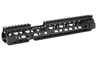 Midwest Industries 20 Series, M-LOK Handguard, 12.625", Anodized Finish, Black, Wrench Included, Fits AR Rifles