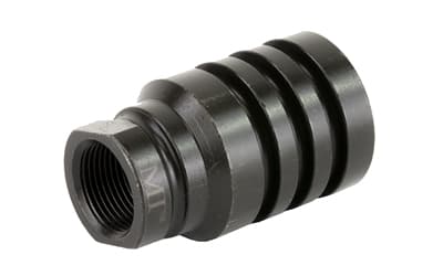 Midwest Industries Blast Diverter, 5/8X24 Threads, Fits 30 Caliber Pistols or Rifles, Linear Comp Design Diverts Muzzle Blast Forward, Black Finish