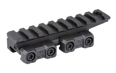 Midwest Industries MK2, Mount, Fits 1913 Picatinny Rail Riser, 9 Slot, Anodized Finish, Black