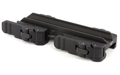 Midwest Industries QD Mount, Fits Trijicon ACOG and VCOG, 2 Lever QD Mount, Black Finish