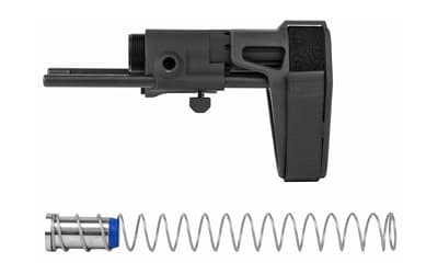 Maxim Defense Industries Gen:6 CQB Pistol Brace, Pistol Stabilizing Brace, Fits AR Platform, Matte Finish, Black, Includes S Maxim Buffer and Spring