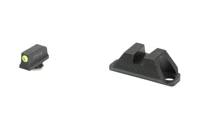 Night Fision Optics Ready Stealth Series Sights, Tritium with Yellow Fluorescent Ring Front Sight