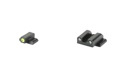 Night Fision Standard Height Night Sights, Tritium with Yellow Fluorescent Ring Front Sight, Tritium Rear Sight