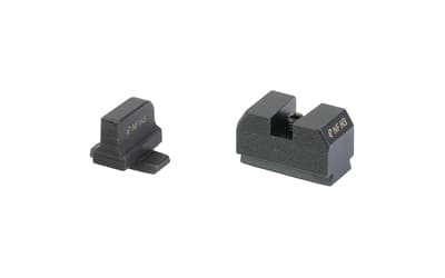 Night Fision Optics Ready Stealth Series Sights, Black Front and Rear Sight, Fits Sig P320 with P-Series Dovetail, .315"-.302" Blade Height