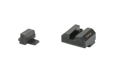 Night Fision Optics Ready Stealth Series Sights, Black Front and Rear Sights, Fits Springfield Echelon, Nitride Finish, Black