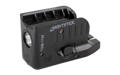 Nightstick TSM-11W, Subcompact Tactical Weapon-Mounted Light, Fits Glock 42/43/43X/48, 150 Lumens, Black, Rechargeable Battery