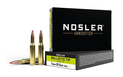 Nosler 7MM-08 Remington, 140 Grain, Ballistic Tip, 20 Round Box