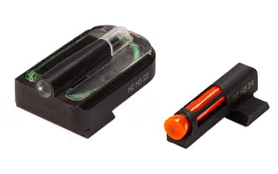 Hi-Viz FASTDOT H3, Fits Canik Mete, Tritium/Fiber Optic Night Sights, Red Front With Green Rear