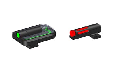 Hi-Viz FASTDOT H3, Fits Sig Hellcat/Hellcat Pro, Tritium/Fiber Optic Night Sights, Red Front With Green Rear