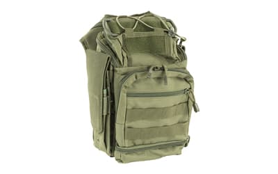 NcSTAR First Responder Utility Bag, Nylon, Green, MOLLE / PALS Webbing, Rear Concealed Carry Pocket, Shoulder Strap