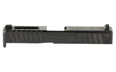 Noveske DM Slide, DLC Finish, Black, Direct Mount Optics Ready, Fits Glock 19 Gen 4, Includes Noveske End Plate, Cover Plate w/Rear Sight