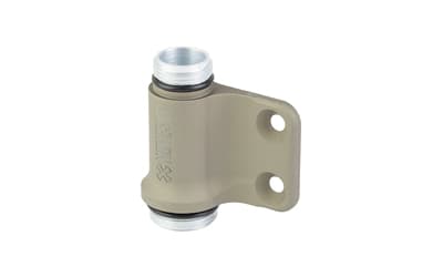 Noveske Single Cell Offset, Weapon Light Body Mount, Compatible with Surefire E-Series and 3 Volt Scout Light, Left handed, Anodized Finish