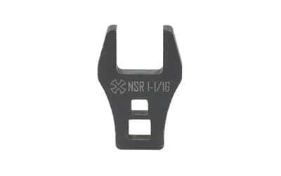 Noveske NSR Barrel Nut Wrench, 1 1/4", 3/8" Steel Construction, Zinc Phosphate Finish