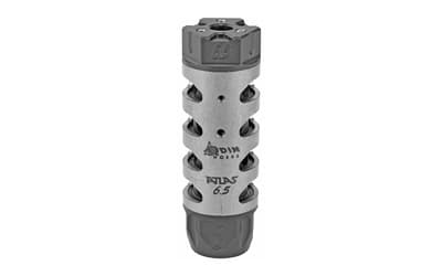 Odin Works Atlas 6.5, Muzzle Brake, 6.5MM or 6MM Calibers, 5/8X24 Threaded, Stainless Steel
