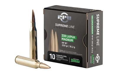 Prvi Partizan Supreme, 338 Lapua, 250 Grain, Boat Tail Hollow Point, 10 Round Box