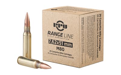 Prvi Partizan Range Line, 7.62 NATO, 145 Grain, Full Metal Jacket Boat Tail, 20 Round Box
