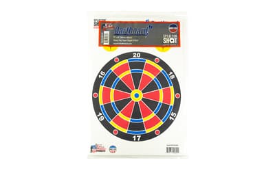Pro-Shot Products Splatter Shot, Game Series, Dart Board, 12"x18", 8 Pack, Multi Color