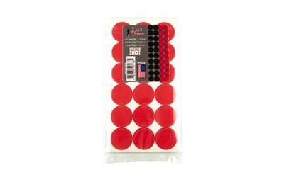 Pro-Shot Products Splatter Shot, 1" Repair Pasters, Adhesive Target,, 216 Roll, Black/Red