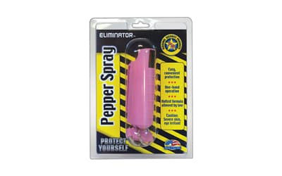 PS Products Eliminator, Pepper Spray, .5oz, with Pink Hard Case, Aerosol Can