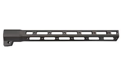 Q Fix Handguard, Q-Sert SERT, 15", Fits Q Fix, Clear Anodized Finish, Gray
