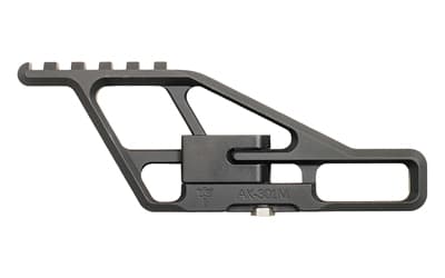 RS Regulate Front Biased Lower, Modular Side Mount, Fits AKM Type Rifles, Matte Finish, Black, Not Compatible with Folding Stocks
