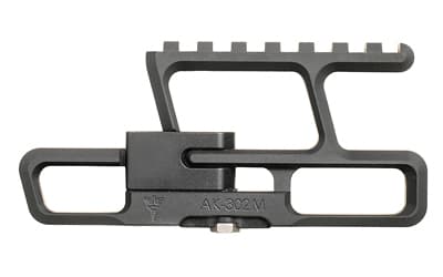 RS Regulate Rear Biased Lower, Modular Side Mount, Fits AKM Type Rifles, Matte Finish, Black, Not Compatible with Folding Stocks