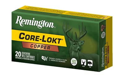 Remington Core-Lokt, 360 Buckhammer, 160 Grain, Core-Lokt Copper Hollow Point, 20 Round Box