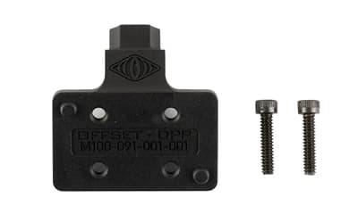Reptilia AUS Offset Mount, Anodized Finish, Black, Leopold Delta Point