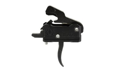 Rise Armament RAVE Super Sporting Trigger, Curved, 3.5 lb Single Stage Pull, Black