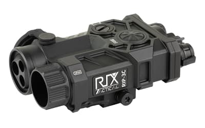 RIX Tactical RIP-3C, Infrared Laser/Illuminator, Green Class 3a Visible Laser, 0.25 Mil Click Adjustment, Black