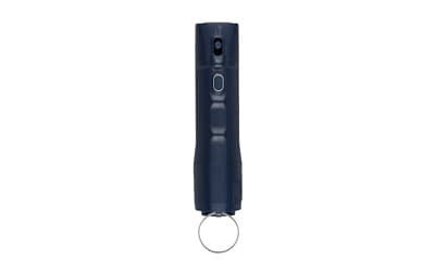Sabre 2-in-1, Flip Top, .54oz, Spray, UV Marking Dye, Built in 130db Alarm, Navy Blue