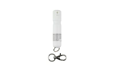 Sabre Mighty Discreet Pepper Spray, Powerful Stream, .18oz, White