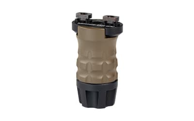 Samson Manufacturing Corp. Vertical Forend Grip, Fits M-LOK, Matte Finish, Flat Dark Earth, 2.125" Long, Grenade Texture
