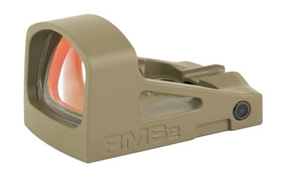 Shield Sights RMS2, Glass Edition, Reflex Sight, Non Magnified, Fits RMS Footprint, 4 MOA, Flat Dark Earth