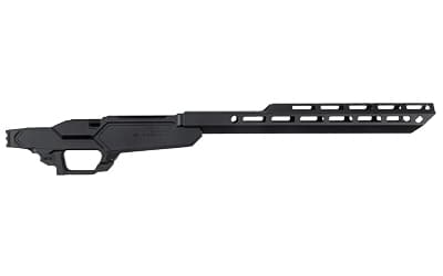 Sharps Bros. Heatseeker Chassis, Fits Ruger American Short Action, Cerakote Finish, Black, 1913 Rail Interface