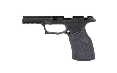 Sharps Bros. Gen 3 Grip Module, Fits Sig P365 X-Macro with Manual Safety, Anodized Finish, Black, Black Grips
