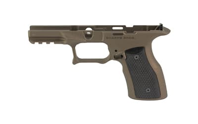 Sharps Bros. Grip Module, Fits Springfield Echelon Compact, 7075 Aluminum Construction, Cerakote Finish, Bronze, Black Grip Panels