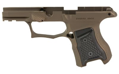 Sharps Bros. Gen 3 Grip Module, Fits Sig P365, Anodized Finish, Bronze, Black Grips