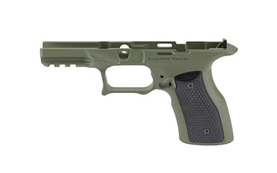 Sharps Bros. Grip Module, Fits Springfield Armory Echelon, Cerakote Finish, OD Green, Black Anodized Aluminum Grips